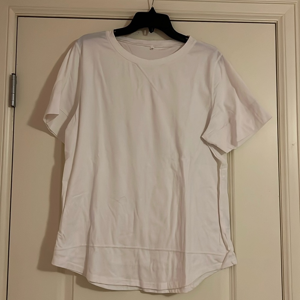 JomeDesign Short Sleeve Side Split Casual Loose Tunic Top